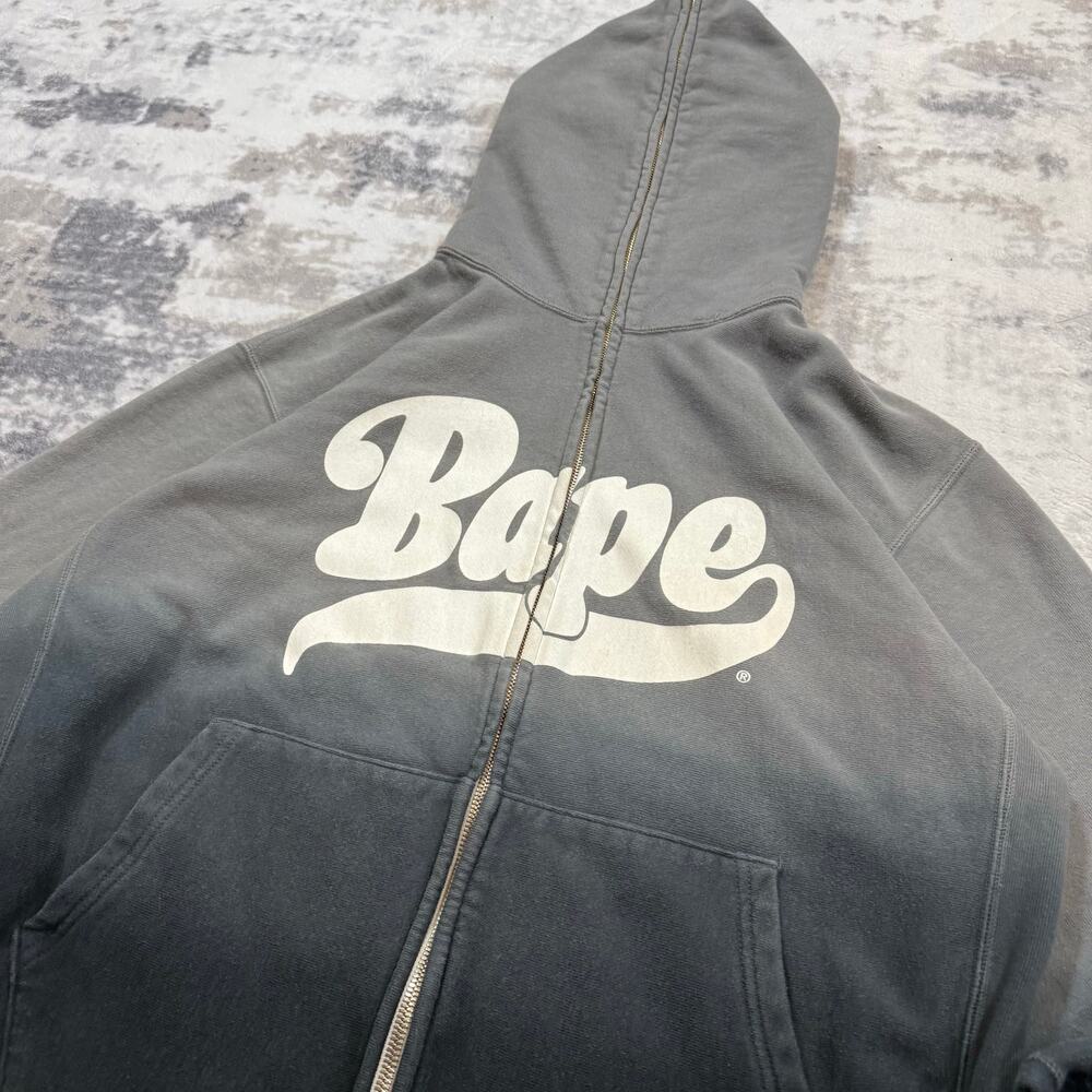 Authentic Bape 2000’s Gradient Full Zip Hoodie M - image 2